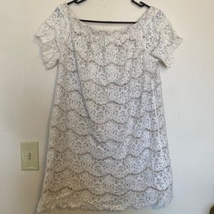 Lace mini dress